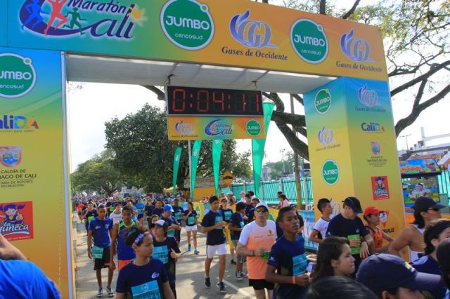 Media Marat&oacute;n de Cali, Colombia.