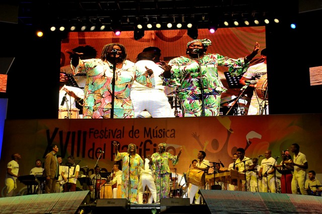 Festival de M&uacute;sica del Pac&iacute;fico Petronio &Aacute;lvarez de Cali, Colombia.