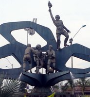 Monumento al Deporte en Cali, Colombia.