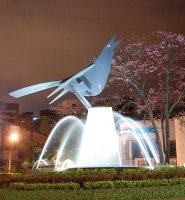 Monumento a Maria Mulata en Cali, Colombia.