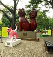 Monumento al Gato en Cali Monumento al Gato en Cali