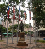 Paseo Bolivar de Cali, Colombia.