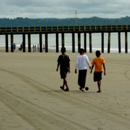 Entrada de hermosas playas del pacifico en el Valle del Cauca