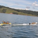 recorrido en banana con 3 contactos en el agua