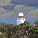 Iglesia del perpetuo socorro Municipio Calima el Dari�n con vista al Lago Calima